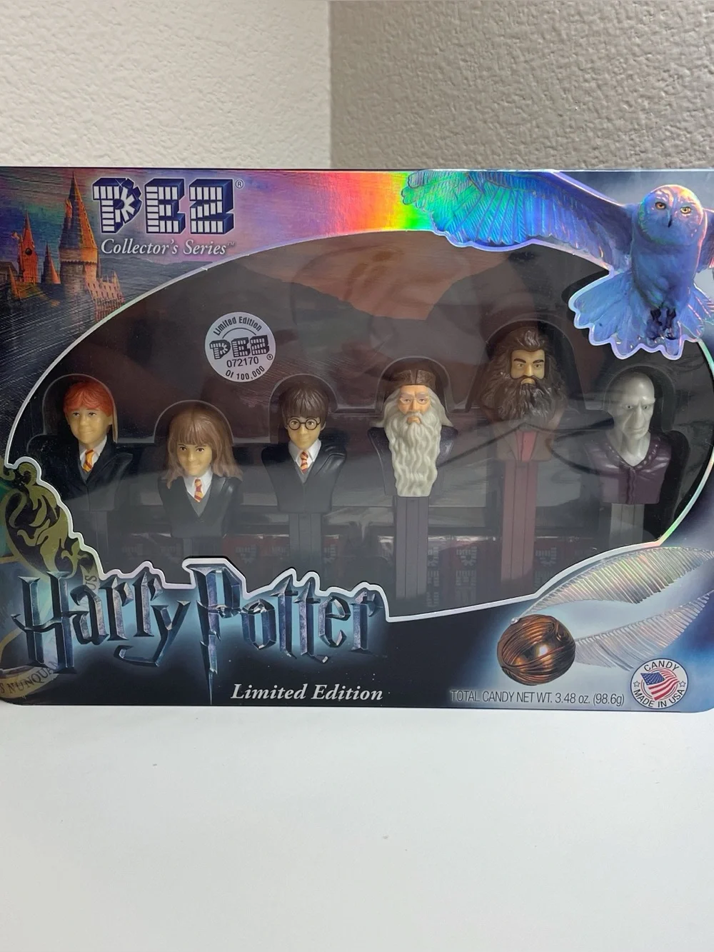 Never Opened - PEZ Collector's Series Harry Potter Limited Edition Set